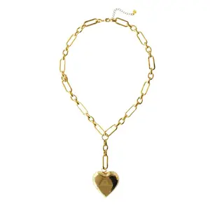 Heart Charm Chain Necklace