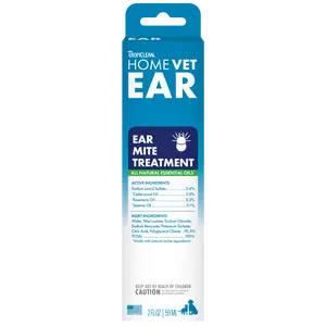 TropiClean HomeVet Ear Mite Treatment for Pets TropiClean HomeVet Ear Mite Treatment for Pets