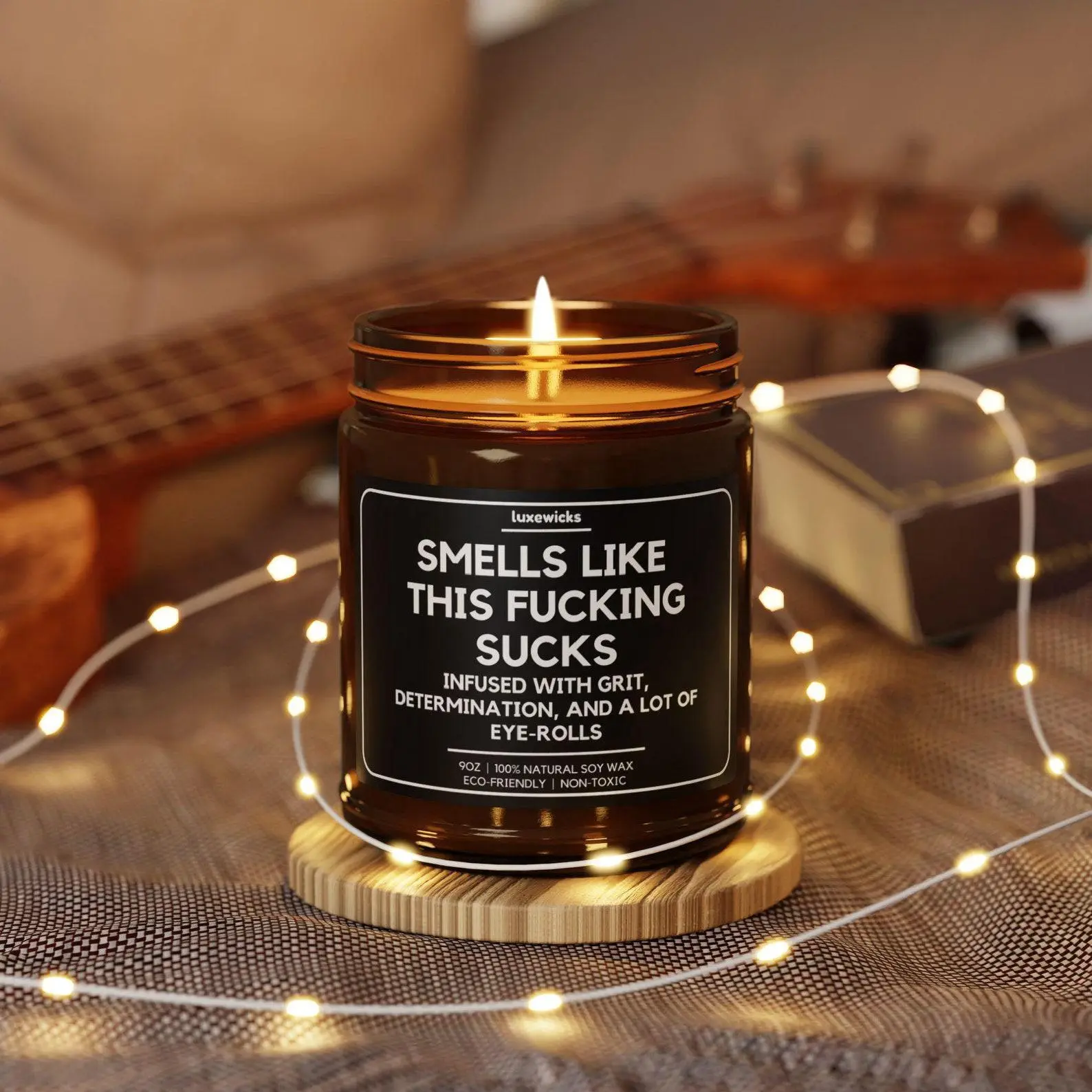 This Sucks Grief Candle, Sympathy Gift Loss of Mother Father Husband Wife Memorial Gift Mourning Gift Condolence Gift Thinking of You Candle