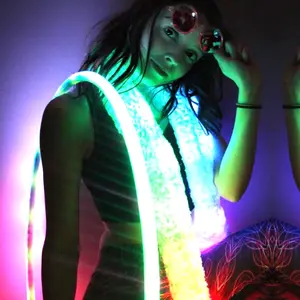 PixelBoa LED Glow Scarf – Light Up Festival Gear