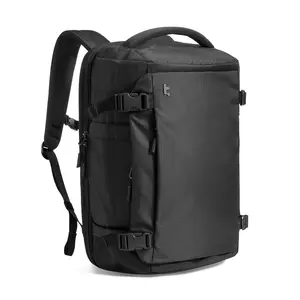 tomtoc Travel Backpack 28L, TSA Friendly Flight Approved Carry-on Luggage Hand Water-resistant Lightweight Business Rucksack, Durable Bag Fits 16 Inch Laptop