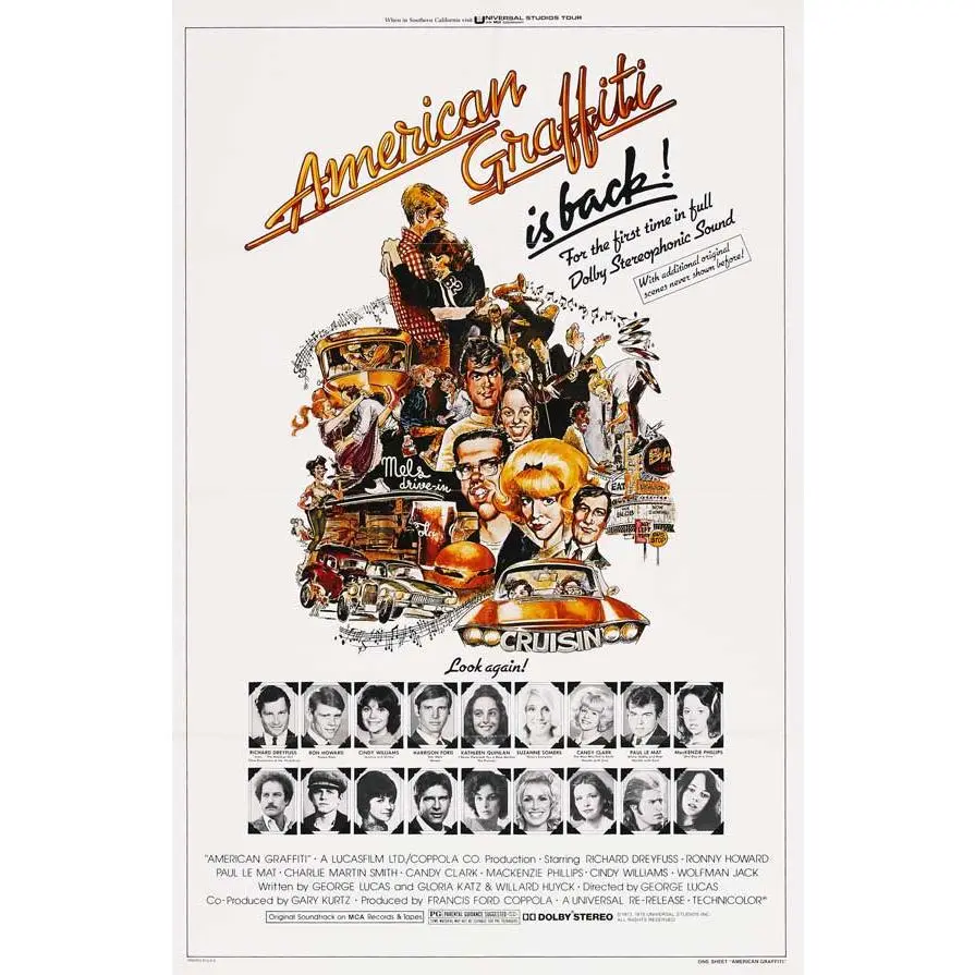 American Graffiti Movie Poster Print (27 x 40)