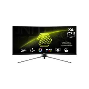 MSI 34" 180 Hz VA UWQHD Gaming Monitor 3440x1440 (UWQHD) MAG345CQR