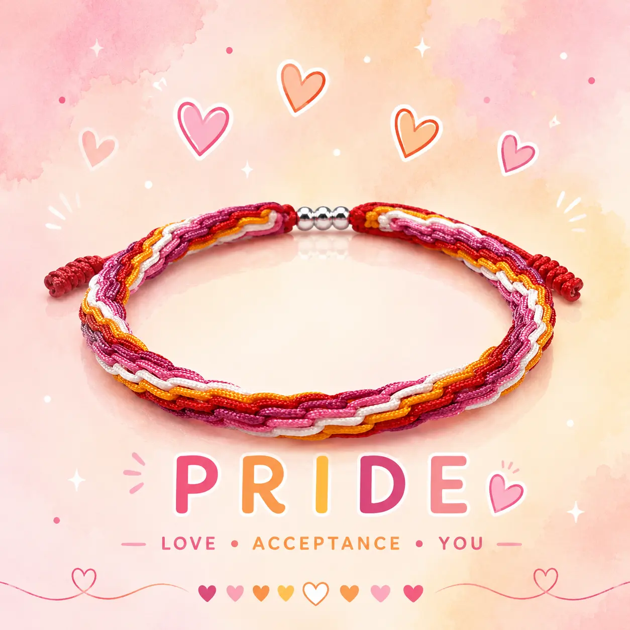 Pride LGBTQAI+ Pride Love Wins Tibetan Wrist Wrap Bracelets, With LGBTQ Surfer String Rope Bracelet for Him and Her, Women Men, Support LGBTQ Community