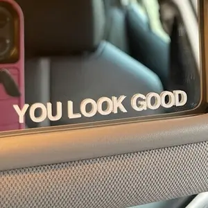 You Look Good Car Mirror Sticker, Car Mirror Decal, Rear View Mirror Decal, Car Decal Sticker