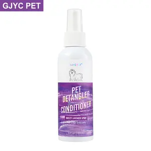 GJYC Pet Detangling Spray, suitable for dog and cat fur, can also be used as a lavender-scented pet perfume. Safe, natural, and edible, it smooths fur and untangles knots. A three-in-one product for dogs and cats.