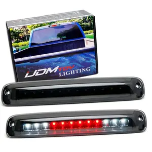 iJDMTOY Dark Smoked Lens Full LED High Mount Third Brake/Stop Light Assembly For 1999-2006 Chevrolet Silverado, GMC Sierra 1500 2500 3500 HD
