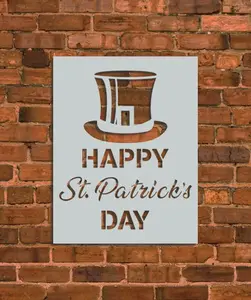 St Patrick's Day Stencil