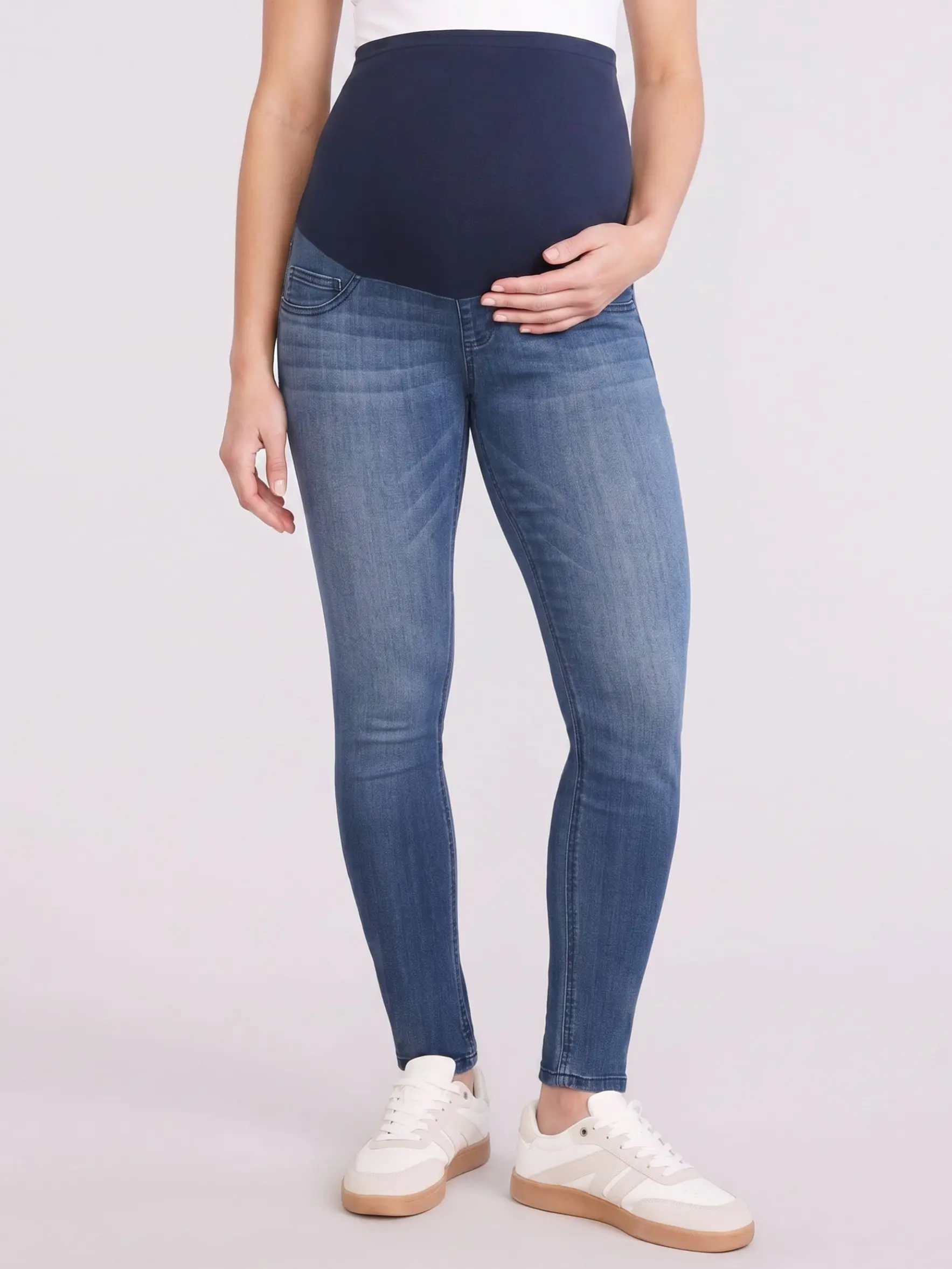 Motherhood Maternity Skinny Jeans Over Belly Stretch Denim Ankle Length Pregnancy Pants Motherhood Maternity Skinny Jeans Over Belly Stretch Denim Ankle Length Pregnancy Pants
