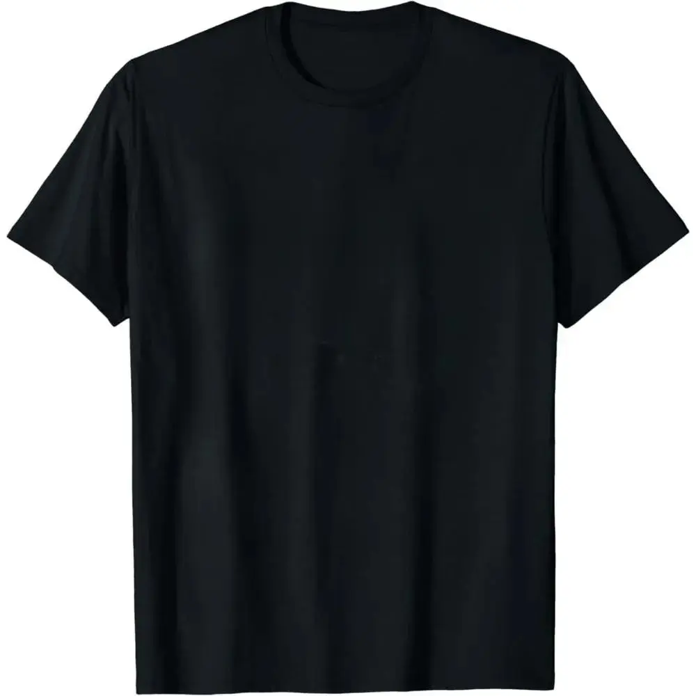 Men's Combed Cotton Short-Sleeve T-Shirt - Loose Fit, Seamless, Smooth Plain Solid, Machine Washable Multi-Functional Casual Top