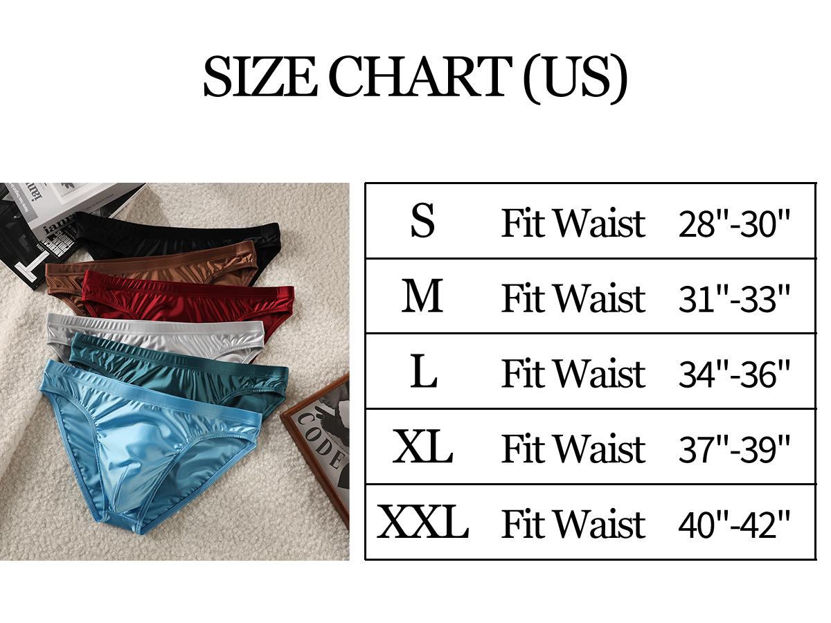 Men's briefs - 4-pack of ice silk briefs