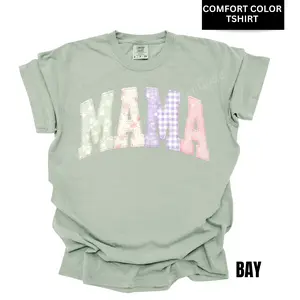 MAMA Patchwork Comfort Color T-Shirt