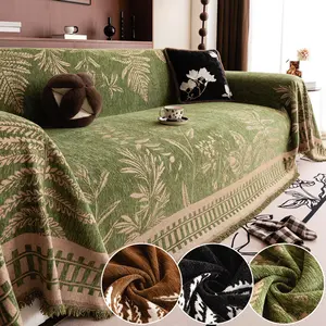 Cat Scratch Resistant Chenille Sofa Cover Pad, Universal Four Seasons Anti-Slip Soft Sofa Protector, New Style Sofa Sheet for Cats