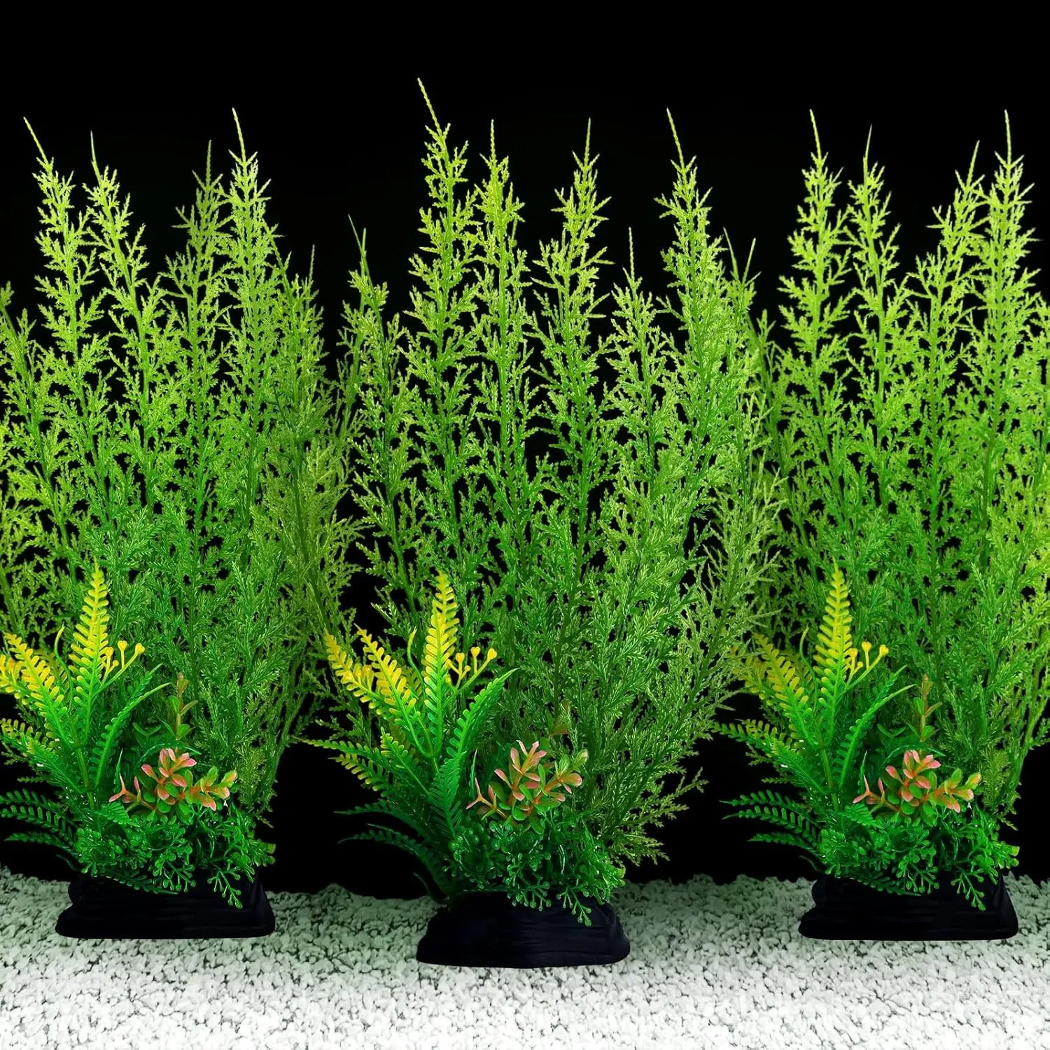 Large Aquarium Plant Decor, Plastic Fish Tank Accessory, Suitable for Freshwater and Saltwater, Water Garden Decoration, Home, Fish Tank Decorations, Aquarium Supplies