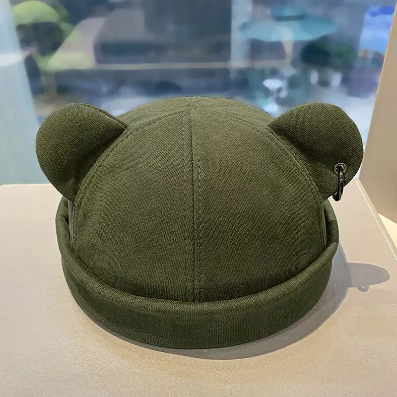 Military green (with earrings)