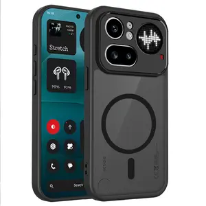 Nothing Phone 4a Pro 5g Case, Magsafe Magnetic Wireless Charging Support, Anti-Drop Silicone Bumper Acrylic Hard Shell Cover