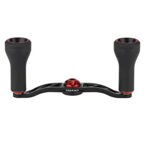 GOMEXUS BDH-TPE24 100mm Power Handle for Shimano / Daiwa / Abu Garcia Baitcasting Reels – TPE Grip Upgrade for Bass Fishing