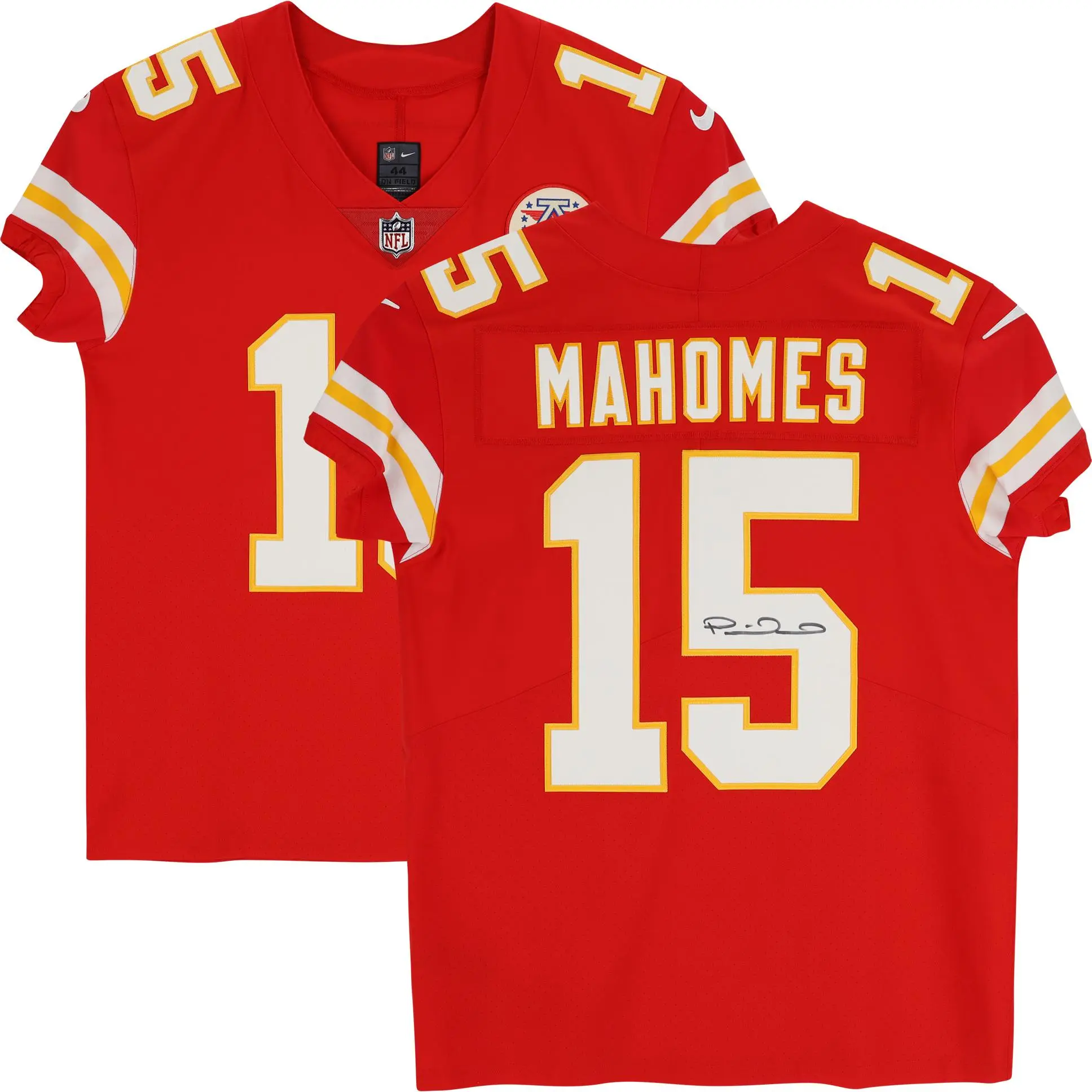 Patrick Mahomes Kansas City Chiefs Autographed Red Nike Elite Jersey - Fanatics Authentic Certified