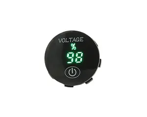 Gauge, Digital Voltmeter and Percentage, 5-48V (Part #16034) Fits 2019/Later TT350R TT750R