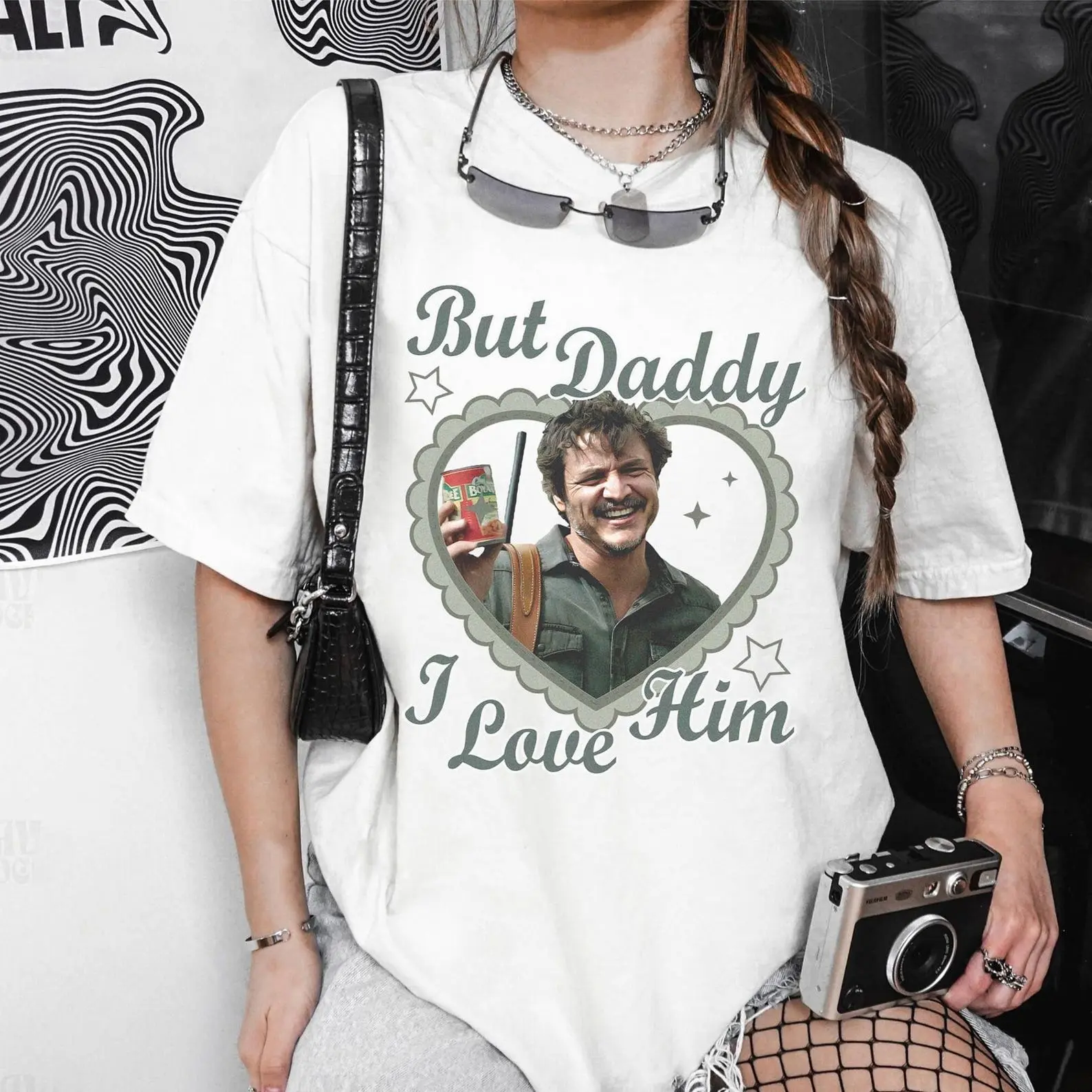 Oversized But Daddy I Love Him Pedro Pascal Shirt, The Last Of Us Bootleg Shirt, Pedro Pascal Meme Tee, I Love My Daddy Shirt, Gift For Dad