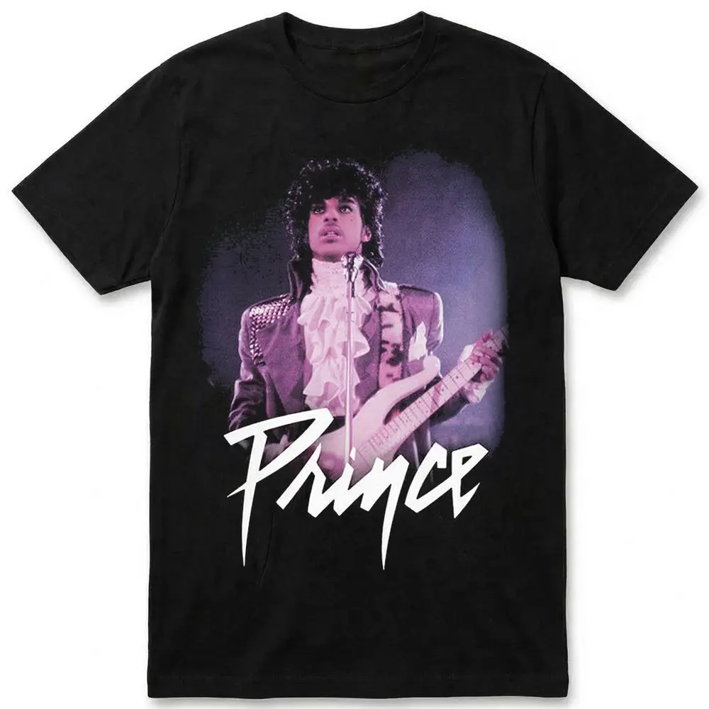 Prince Purple Rain Live Performance Graphic Tee Shirt