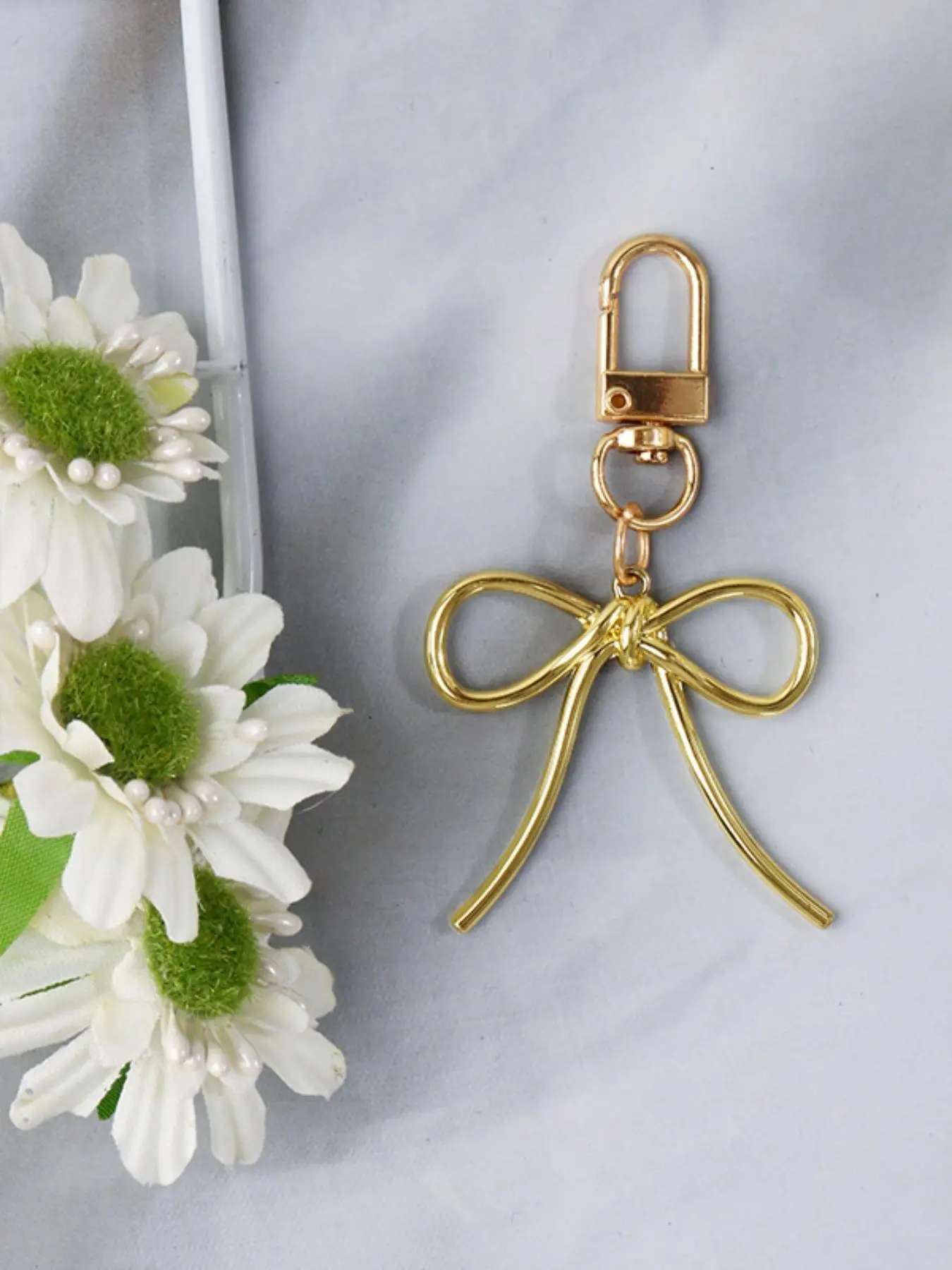 Women's Elegant Bowknot Design Keychain, Cute Trendy Keychain for Car Keys for Women & Girls, Fashion All-match Accessories for Daily Life, Keychain f