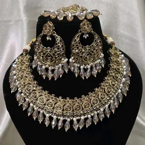 POLKI beaded full 3 piece set