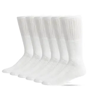 6 Pairs Tube Socks Over The Calf Premium Cushion Sports Athletic Knee High Support Workout Running Comfort Sweat-absorbing Anti-Slip Soccer Chicano