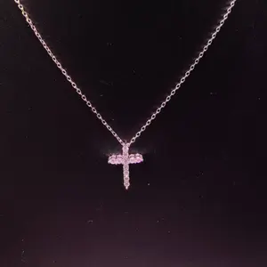 Budget-Friendly Moissanite Cross Sparkle Faith Perfect Religious Jewelry for Daily & Church Hypoallergenic Gift for Mom/Sister