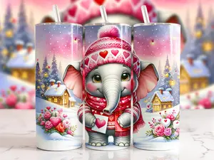 SHY ELEPHANT LOVE LETTER 20 OZ TUMBLER