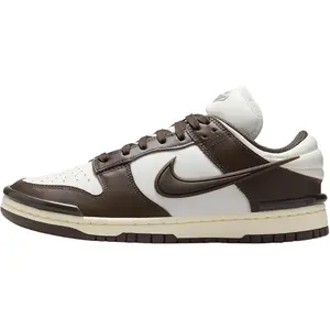 Women's Nike Dunk Low Twist Phantom/Baroque Brown (DZ2794 003)