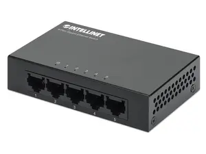 Intellinet 5-Port Gigabit Ethernet Switch, Desktop Size, Metal Housing, IEEE 802.3az (Energy Efficient Ethernet)