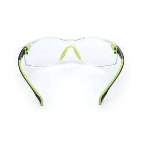 3M Solus 1000-Series Safety Glasses S1201SGAF, Green/Black