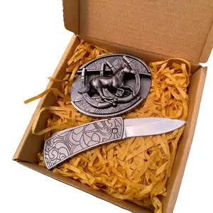 Zinc Alloy Fashion Pocket Knife (Galloping Horse) Is Suitable For Camping, Hunting, Barbecue And Other Outdoor Activities, Perfect Gift For Men And Women, Pocket Knife, Camping Knife, Camping Gear And Equipment.