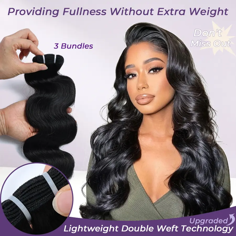 Miss Rola DD Hair 16A Straight Human Hair Bundles, Natural Black Quick Weave Bundles, Premium Salon Quality Hair Extensions, Double Drawn Double Weft, Soft Silky Texture, Full Luxurious Volume, Lightweight Weft, Minimal Shedding & Tangling, 3 Bundles