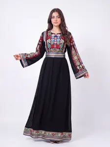 Balqees Thobe - Women's Embrodiered Thobe, Embroidery Piece, Dress, Modest Dress, Traditional, - perfect for Eid Dresses, Ramadan, Gifts for Her, Abaya