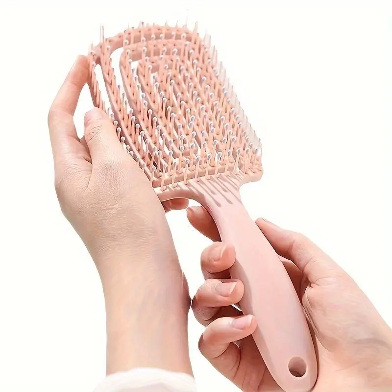 Professional Detangling Comb, Anti-static Hair Brush, Anti Tangle Brush, Hair Styling Comb for Women & Men, Scalp Massage Comb, Soft Bristle Comb for Daily Use, Curly Hair Brush, Soft Bristles Brush