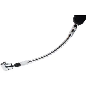 Flexible Drill Bit Extension with Right angle Drill Adapter Flex Shaft for Electric  Power Impact Drill  Hex Shank Quick Change 11.5" Long