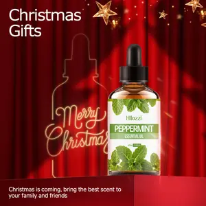 1pc 60ML Peppermint Essential Oil for Diffusers, Humidifiers, Home, Living Room, Bedroom, Bathroom, Air Freshener, Stress Relief, Gift Choice