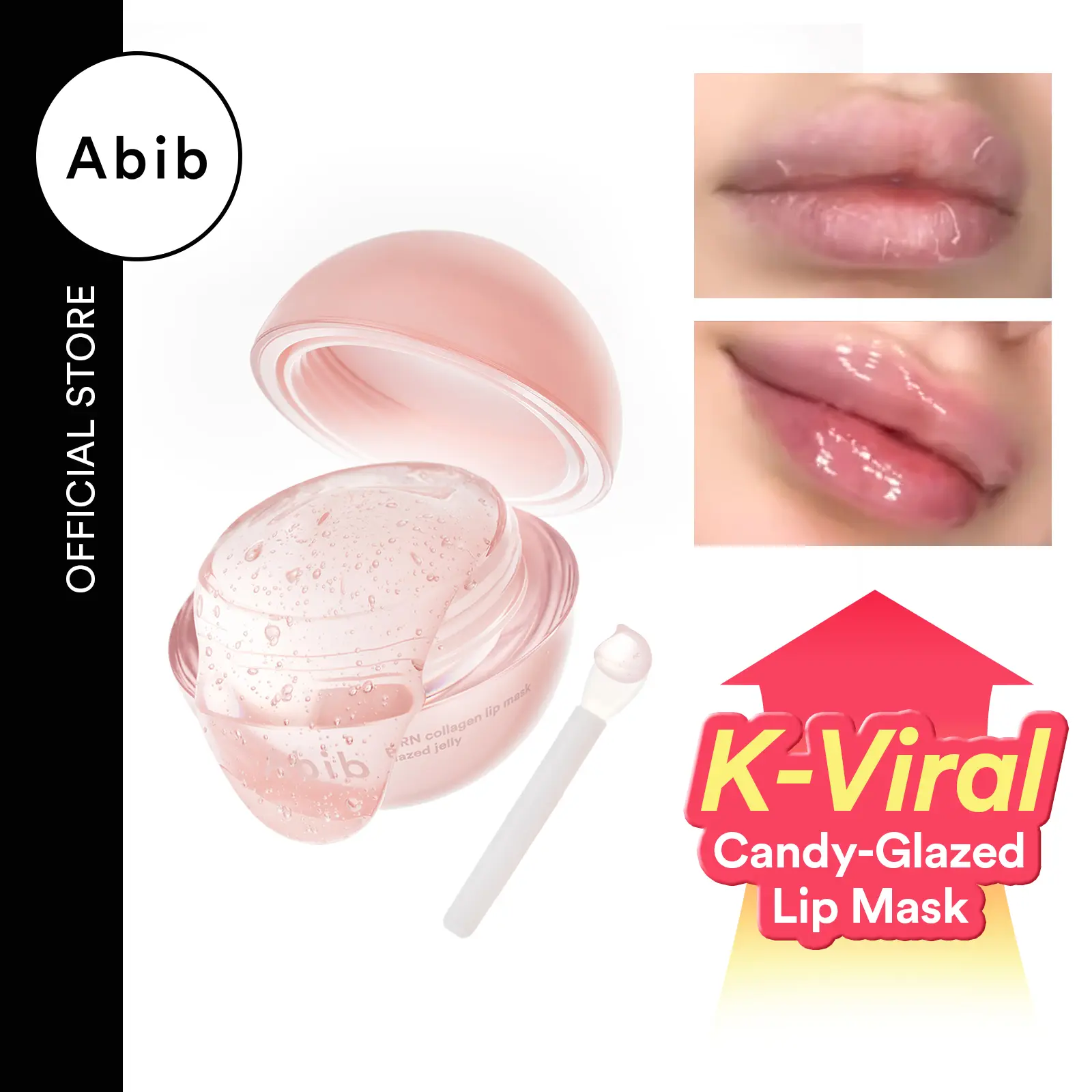 [Abib official] Abib PDRN Vegan Collagen Lip mask Glazed Jelly｜Nourish, Hydrate, Shea Butter, Revitalize for your Flaky and Dry Lips, Comfort, Lipbalm