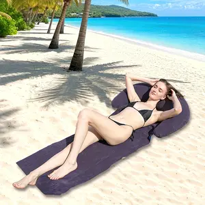 Portable Foldable Inflatable Camping Mat, Compact Outdoor Pad for Beach Parties, Lightweight and Easy Carry Camp Mattress, Travel Mattress, Portable Sleeping Pad