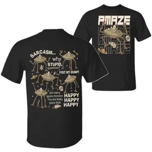 Retro Amaze Amaze Amaze Shirt, Funny Alien Hoodie, Sci Fi Lovers Gift, Project Hail Mary Rocky Inspired Sci Fi Sweatshirt, Unisex Tshirt, Unisex Sweater Pullover Tee