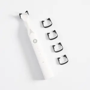 Slate Rechargeable Electric Flosser  3-in-1 Power Flosser w/Tongue Cleaner, Gum Stimulator, & Reusable Floss | Electronic Flosser, Water Flosser Alternative for Adults & Kids, Vibrating Non-Toxic Woven Floss