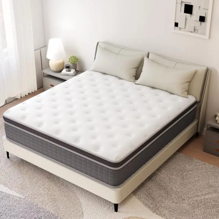 AMENDPATURE Cooling Airflow 12 inch Hybrid Mattress,Memory Foam & SpringMedium Comfort in a Box,Adult