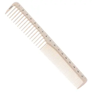 Professional Haircut Comb, Fine Wide Teeth, Precise Measurements, Durable Styling Tool, Ideal for Home and Professional Salons