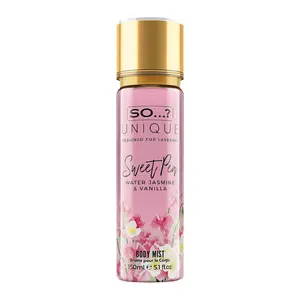 So…? Unique Sweet Pea Body Mist - Perfect Gifts For Women - Vanilla Perfume With Floral, Fruity Notes And Musk - Ideal Perfume For Women - 5.1 oz