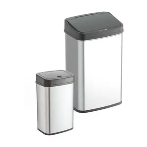 Nine Stars 13 and 3.9-Gallon Motion Sensor Tras h Can Set