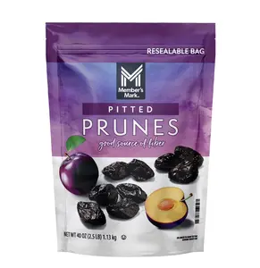 Member's Mark Dried Pitted Prunes, 40 oz  Dry Natural Fruit Fiber Snack