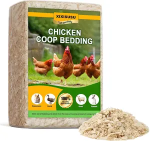 Pine Shavings for Chickens - 1lb Natural Chicken Coop Bedding | Soft Wood Shavings for Hens, Baby Chicks, Rabbits, Hamsters, Gerbils, and Chinchillas | Hemp Bedding for Chickens
