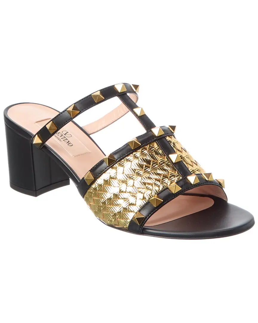 Valentino Rockstud 60 Leather Sandal